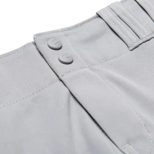 CHAMPRO Open-Bottom Loose-Fit Baseball Pant with Adjustable Inseam and Reinforced Sliding Areas Large Grey - image