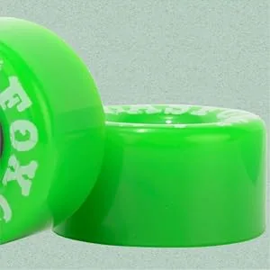 CLAS FOX Quad Roller Skate Wheels 8 Pack with Bearing Installed for Double Row Skating, Replacement Accessories Suitable for Outdoor or Indoor Shinning Green - product information 7