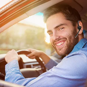 Conambo Bluetooth Headset 5.1 with CVC8.0 Dual Mic Noise Cancelling Bluetooth Earpiece 16Hrs Talktime Wireless Headset Hands-Free Earphone for Truck Driver iPhone Android Cell Phones - bluetooth headphones with mic