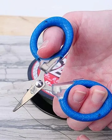 Cuda 8" Stainless Steen Freshwater Fishing Pliers, Needle Nose,Blue - Module 4