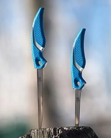 Cuda 8" Stainless Steen Freshwater Fishing Pliers, Needle Nose,Blue - Module 6