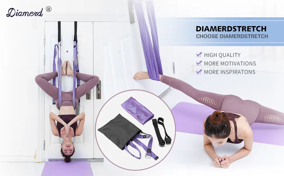 Leg Stretcher Strap, Stretching Equipment with Door Anchor Flexibility Trainer Backbend Assist Stretch Out Strap for Dance Aerial Yoga Ballet Leg Stretching Exercise Green-Pro - product information 1