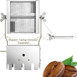 icoloursky Coffee Roaster for Home Use, Coffee Bean Roaster Manual Machine for Camping, Coffee Maker - Coffee Roaster