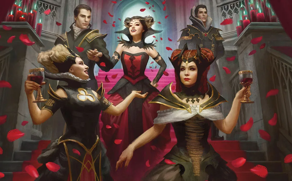 Magic The Gathering Innistrad: Crimson Vow Commander Deck  Vampiric Bloodline (Black-Red) | Minimal Packaging Version - CMR VOW