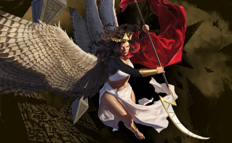 Magic: The Gathering March of the Machine Commander Deck - Divine Convocation (100-Card Deck, 10 Planechase cards, Collector Booster Sample Pack + Accessories) - Teamwork Makes the Dreamwork