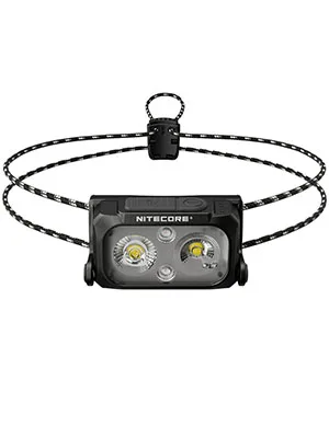 Nitecore NU25 400 UL Ultra Lightweight Headlamp, 400 Lumen USB-C Rechargeable with Lumentac Organizer for Back Packing, Camping and Running - Nitecore NU25 UL product image