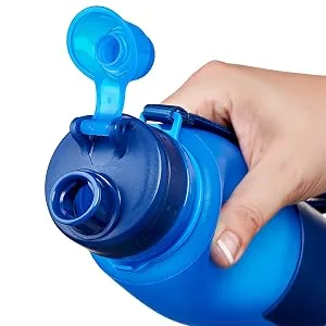 Nomader Collapsible Water Bottle - Leak Proof Twist Cap - BPA Free, 22 oz Aqua Blue - product information 7