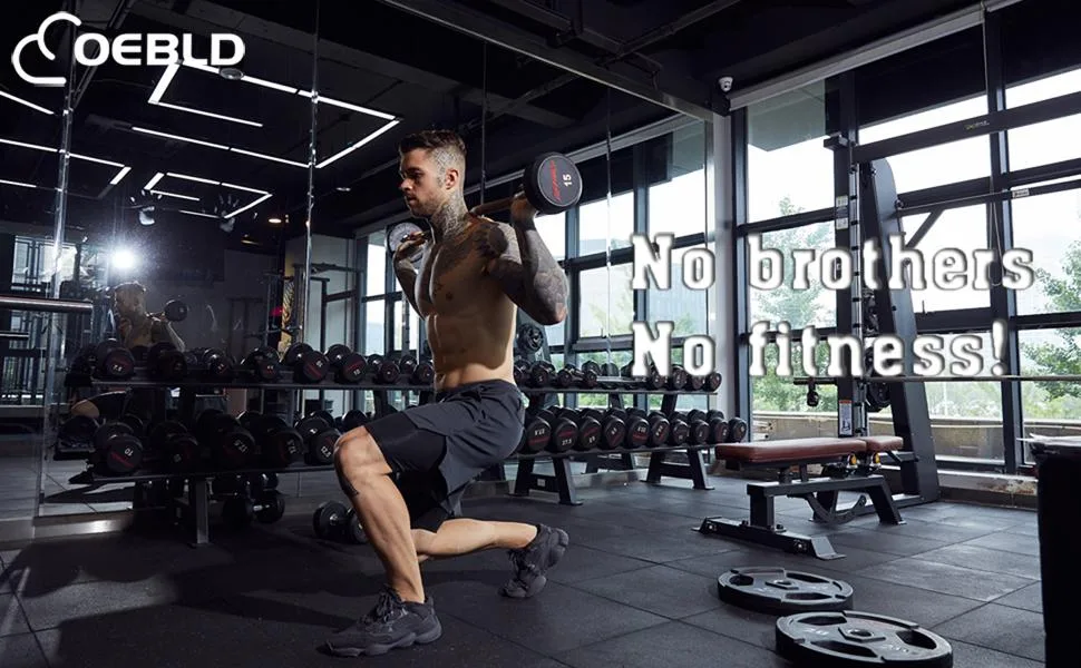 OEBLD Mens Athletic Shorts 2-in-1 Gym Workout Running 7'' Shorts with Towel Loop Grey Large - product information 21