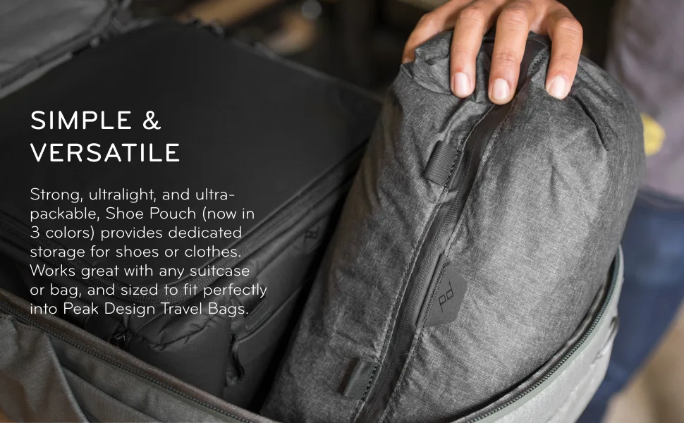 Peak Design Shoe Pouch (Raw) - Shoe Pouch