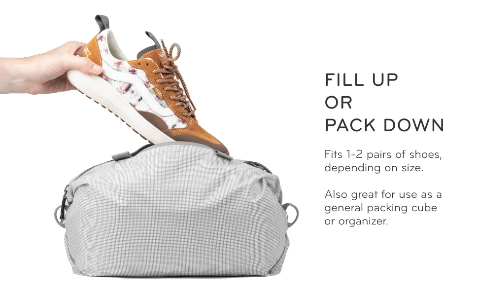 Peak Design Shoe Pouch (Raw) - Shoe Pouch