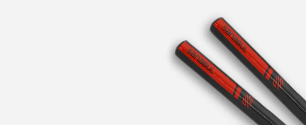 Sanabul Essential Striking Sticks for Boxing MMA (Pair) Black/Red Standard - Sanabul Essential Striking Sticks for Boxing MMA