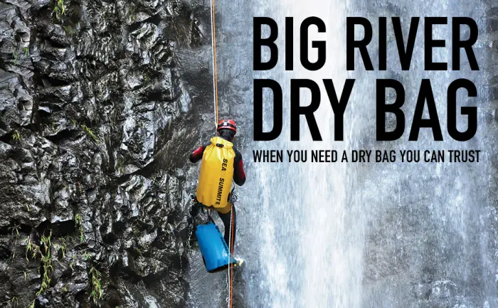 Sea to Summit Big River Dry Bag, Ultra-Durable Roll-Top Dry Storage Yellow 20 Liter - Big River Dry Bag