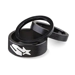 Spank Spoon 350 Stem,Black,45mm Chamfered bar clamp, Ultra-Short Stack Height, Bicycle Stem, Ideal for ASTM 5, All Mountain, Enduro, Trail, Free Ride, DJ, E-Bike Black 45mm - Spank Stems