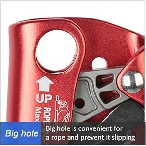 SZCQ SRT Climbing Hand Ascender Aviation Light Alloy Mountaineering Rock Ergonomic Rappelling Gear Equipment Left Handled Ascender Arborist Tree Climber Rigging Black Right Hand - cute bathrobe