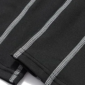 TCOAE Boys Compression Pants Running Workout Tummy Control Sports Leggings Baselayer Tights Youth Compression Leggings Black / Black Small - Designed for all seasons Workouts