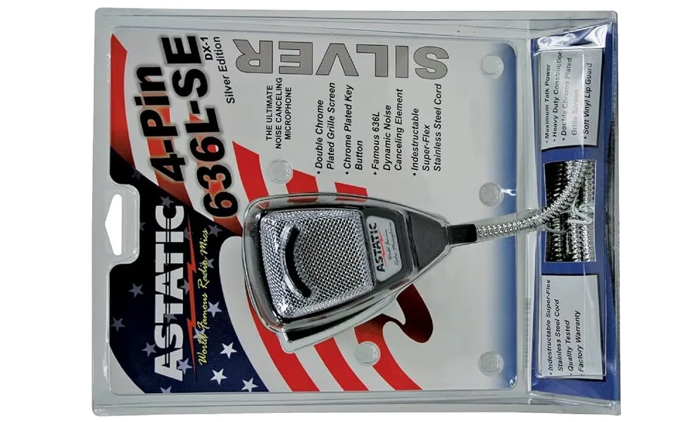 Astatic (302-10001SE) 636LSE 4-Pin Noise Canceling CB Microphone,XLR - product information 2