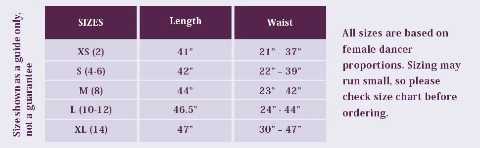 Body Wrappers Ripstop Pants - 701 Black X-Large - size chart