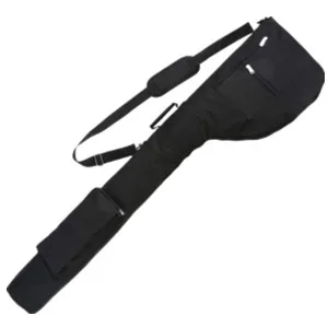 Golf Sunday Bag-Driving Range Mini Course Training Practice Golf Bag Travel Case Foldable Black - golf sunday bag