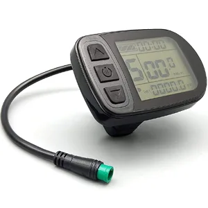 Electric Bike LCD Display, 24V/36V/48V Multi-Information Display, KT-LCD5 Display Control Panel Waterproof LCD Display Meter for Electric Bike Electric Bicycle Modification Accessories - Product Details