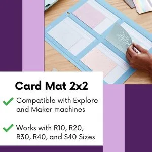 Cricut Insert Cards Double R10 Rainbow Scales Sampler Bundle DIY Cardstock Crafts with Joy, Explore or Maker, No Glue - Small Note Card, Birthday Messages, Party Invitations, Thank-Yous, Congrats - Cricut Insert Cards