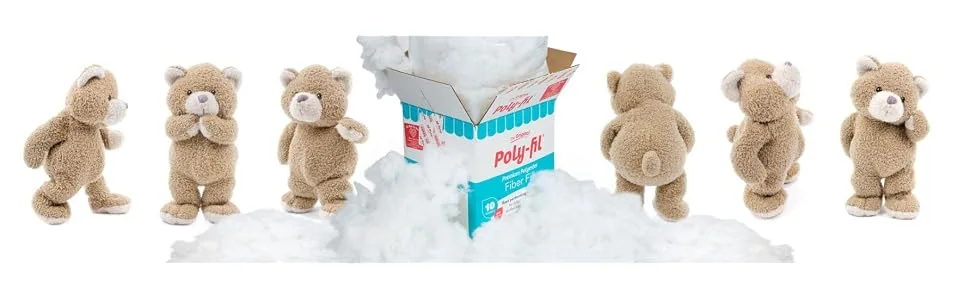 Fairfield 100% Polyester Poly-Fil 20 oz 1 Waterfall - The Original Poly-Fil