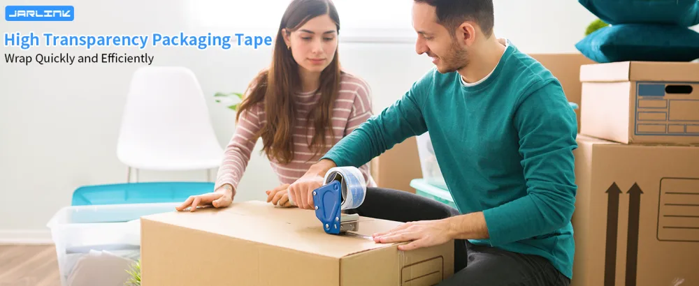 JARLINK Upgraded Version Clearer Packing Tape 12 Rolls, Heavy Duty Packaging Tape for Shipping Packaging Moving Sealing, 2.7mil Thick, 1.88 inches Wide, 60 Yards Per Roll, 720 Total Yards 1.88in x 60yd, 2.7mil Thickness 12 - product information 21