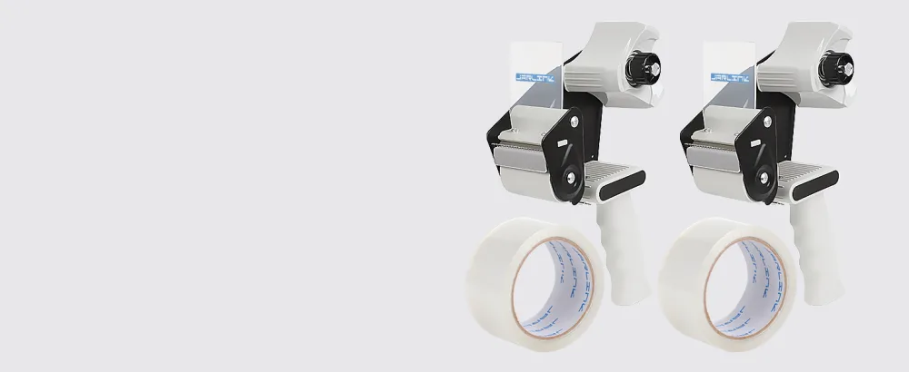 JARLINK Upgraded Version Clearer Packing Tape 12 Rolls, Heavy Duty Packaging Tape for Shipping Packaging Moving Sealing, 2.7mil Thick, 1.88 inches Wide, 60 Yards Per Roll, 720 Total Yards 1.88in x 60yd, 2.7mil Thickness 12 - Packaging Tape Dispensers