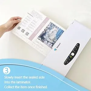 Optiazure Thermal Laminating Pouches 9"x11.5" Inches, 3mil 200Pack, Laminated Paper, Clear, Letter Size 3mil 200PK - pouches