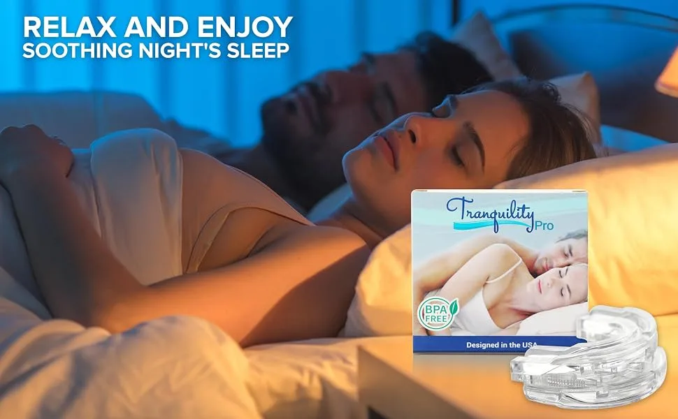 Tranquility PRO 2.0 Anti-Snoring Mouth Guard - Adjustable Mouthpiece - Night Time Teeth Mouthguard & Sleeping Bite Guard for Bruxism and Stop Snoring - Custom Molding & Adjustability - product information 7