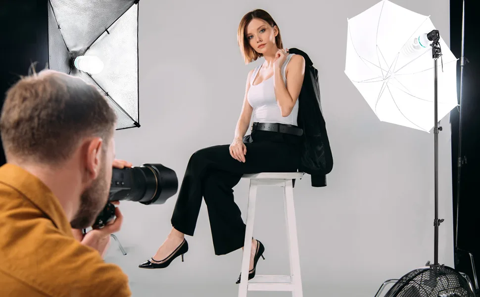 Aqirui 2 x 85W Light Bulb 5500K CFL Daylight Spiral Softbox Bulb in E27 Socket for Photography Photo Video Studio Lighting 2 Pack - product information 2