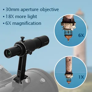 Astromania 6x30 Finder Scope, Black - Allowing Many Astronomical Objects to Become Visible to Your Eye - product information 19