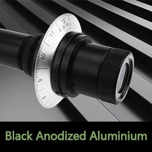 Astromania Polar Alignment Scope for EQ-5, Black - for Both Northern and Southern Hemispheres Eyepiece Focus Adjustment to Achieve Sharp Focus on Reticle - scope5