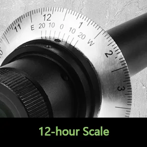 Astromania Polar Alignment Scope for EQ-5, Black - for Both Northern and Southern Hemispheres Eyepiece Focus Adjustment to Achieve Sharp Focus on Reticle - scope7