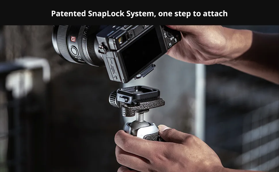 PGYTECH Quick Release Plate +Adapter w/Arca Swiss Interface Camera Quick Release Plate & Clamp for Sony/Nikon/Fuji/DJI Quick Setup Mount w/ 1/4" to 3/8" Screw Thread Gimbles Sliders Tripods Adapter - product information 4