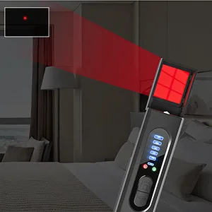 WGP Hidden Camera Detectors, Hidden Devices/Bug/Anti Spy/Listing Device/GPS Tracker/RF Detector, 5 Sensitivity Levels, 25H Working Time, Home Office Travel Black - RF detector