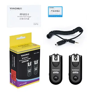 YONGNUO Wireless Shutter Release & Flash Trigger RF-603II N3 for Nikon DSLR D90 D600 D7100 D7000 D5100 D5000 D3100 D3000 - product information 5