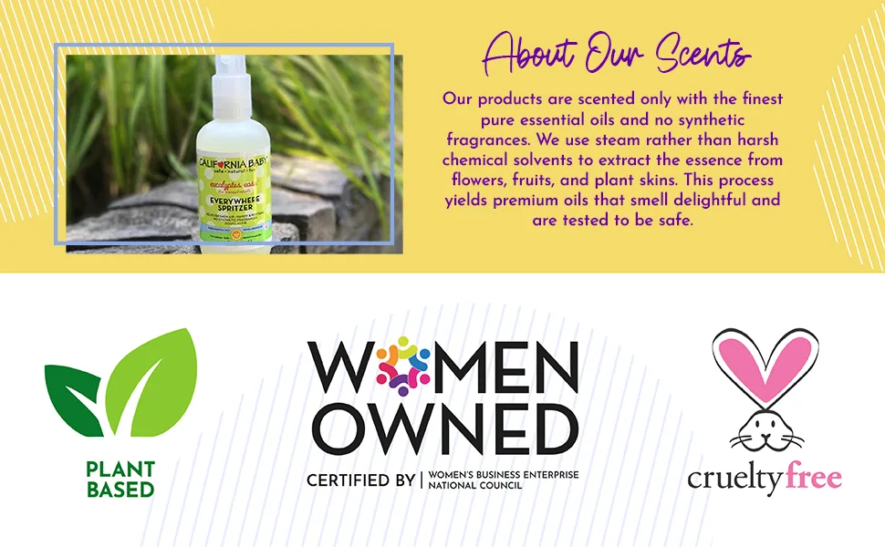 California Baby Eucalyptus Ease Everywhere Spritzer - Aromatherapy Spritzer: Eucalyptus Ease