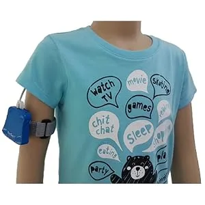 DRYEASY Bedwetting Alarm with Volume Control, 6 Selectable Sounds and Vibration - Attach to arm