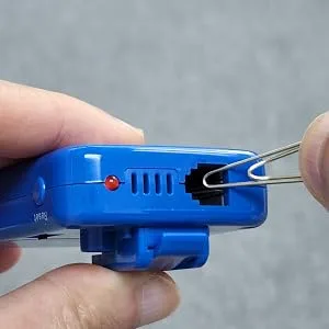 DRYEASY Bedwetting Alarm with Volume Control, 6 Selectable Sounds and Vibration - Paper clip test