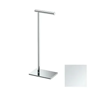 Modern Square Base Tissue Holder Stand, 21.25", in Chrome Chrome Without Storage - Gatco 1431C 22.25