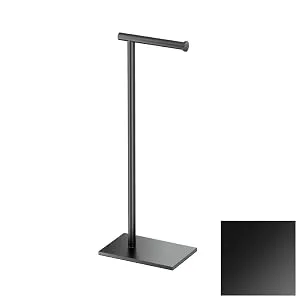 Modern Square Base Tissue Holder Stand, 21.25", in Chrome Chrome Without Storage - Gatco 1431MX 22.25