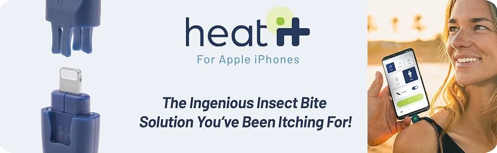 heat it - Smartphone-Powered Insect Bite Healer - Chemical-Free Relief from Itching & Pain just with Concentrated Heat - for Apple iPhones - heat it for iphone