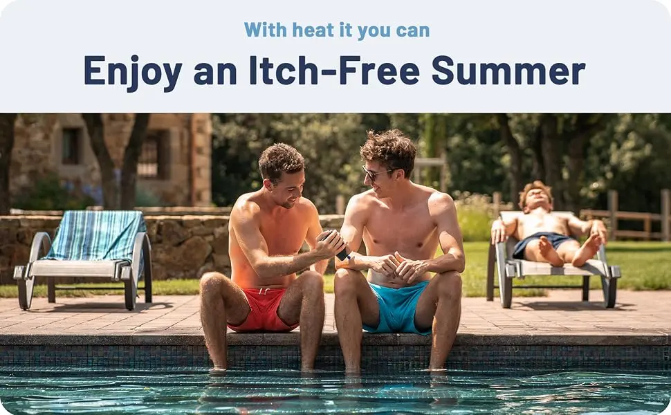 heat it - Smartphone-Powered Insect Bite Healer - Chemical-Free Relief from Itching & Pain just with Concentrated Heat - for Apple iPhones - itch-free summer