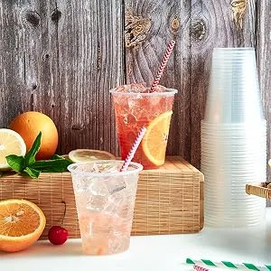 Lilymicky 300 Pack 12oz Clear Plastic Cups,Cold Party Drinking Cups,Disposable Plastic Cups for Parties, Picnic, BBQ, Travel, & Events 12 oz-300ct - product information 20