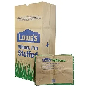 Lowe's 30 Gallon Heavy Duty Brown Paper Lawn and Refuse Bags for Home and Garden (10 Count), Large (LOWESLL) - product information 1