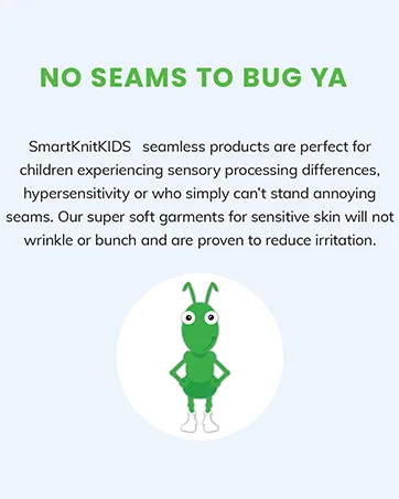 SmartKnitKIDS Sensory-Friendly Sensitivity Seamless Socks - 3 Pack Medium White - No seams to bug ya