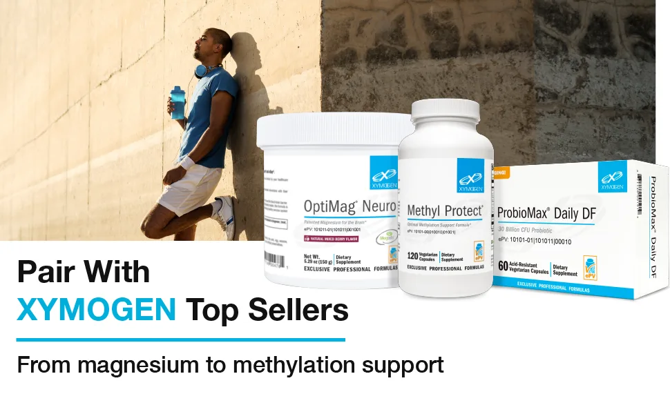 XYMOGEN ColonX - Supports GI Motility, Stool Bulk, Digestion, Assimilation, and Elimination - Triphala Supplement with Magnesium Citrate, Cape Aloe (120 Capsules) - Xymogen Best Sellers - OptiMag Neuro, Methyl Protect, ProbioMax Daily DF