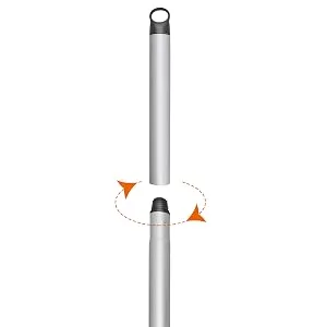 Yocada Sponge Mop Home Commercial Use Tile Floor Bathroom Garage Cleaning with Squeegee and Extendable Telescopic Long Handle 41-53 Inches Easily Dry Wringing - product information 2