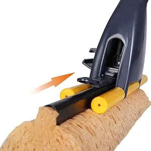 Yocada Sponge Mop Home Commercial Use Tile Floor Bathroom Garage Cleaning with Squeegee and Extendable Telescopic Long Handle 41-53 Inches Easily Dry Wringing - product information 4
