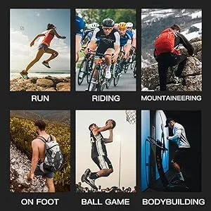 AONIJIE Toe Socks for Men and Women High Performance Athletic Running Toe Socks A# 3 Pairs/Black, Lake Blue, Blue Medium - product information 2
